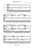 Divertimento No.13 (for Clarinet Trio)