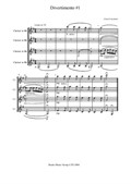 Divertimenti for Clarinet Ensembles
